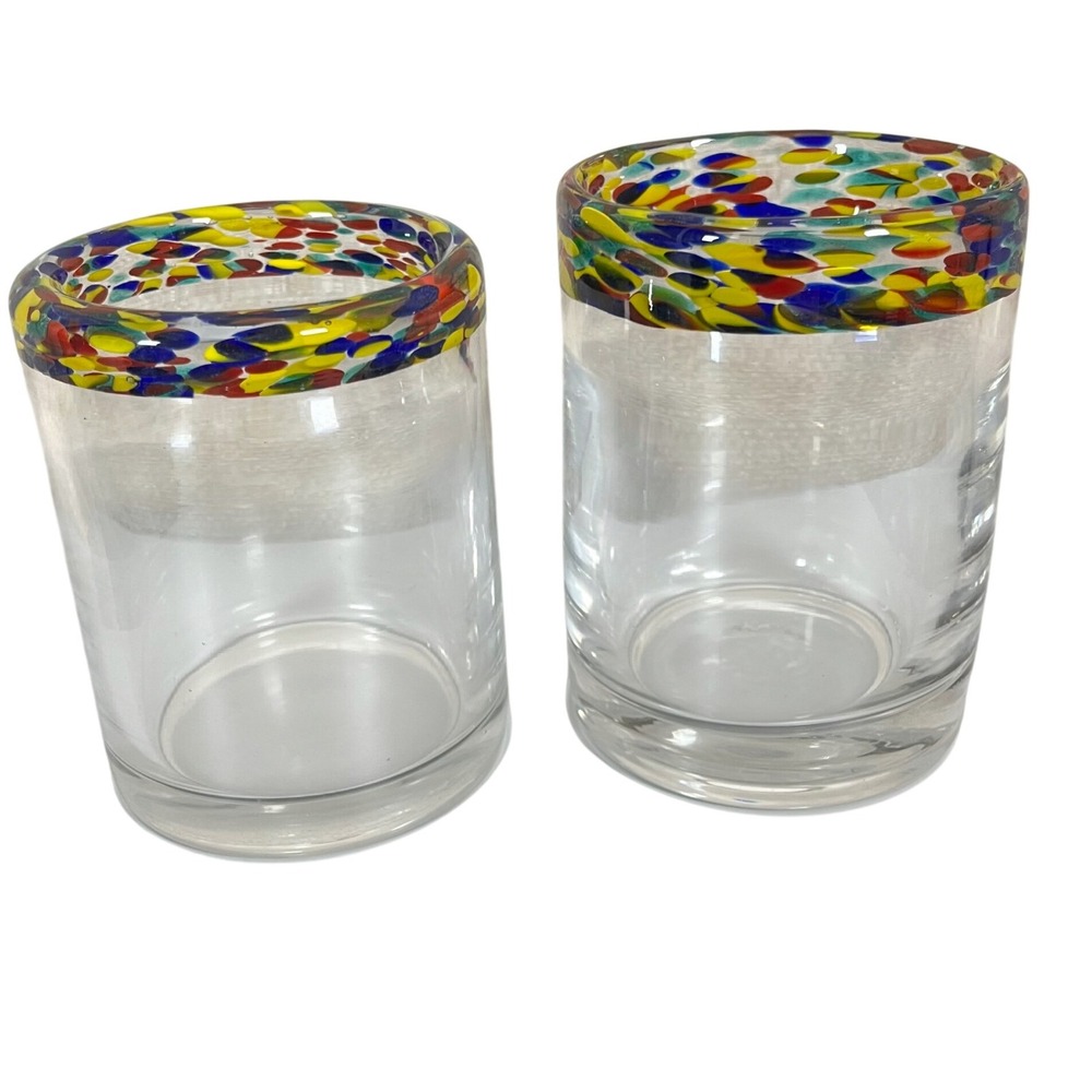 Vintage‎ Double Old Fashioned Eclipse by Block Set of 2 MCM Glasses